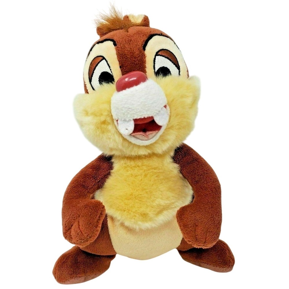 Authentic DISNEY World CHIP DALE Plush Toy Doll Lovey Disneyland 9" Chipmunk